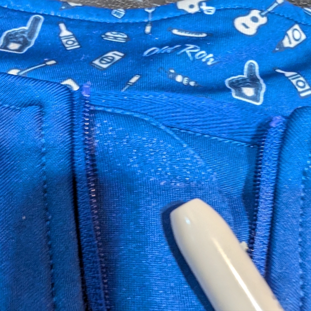Old Row Men's XL Royal Blue Tailgate Quarter-Zip - Picture 7 of 10
